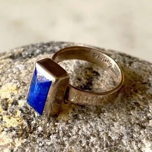Vintage Christin Wolf Lapis Ring